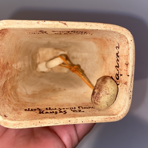 Wheat Grass Ceramic Cowbell Kansas 1982 - Picture 8 of 10